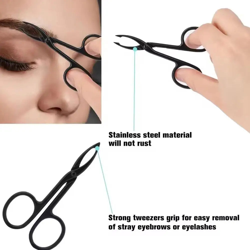 Stainless Steel Precision Eyebrow Tweezers – Beauty Tool