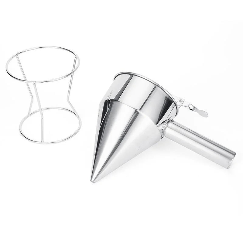 Stainless Steel Batter Dispenser with Stand – 600ml & 1200ml