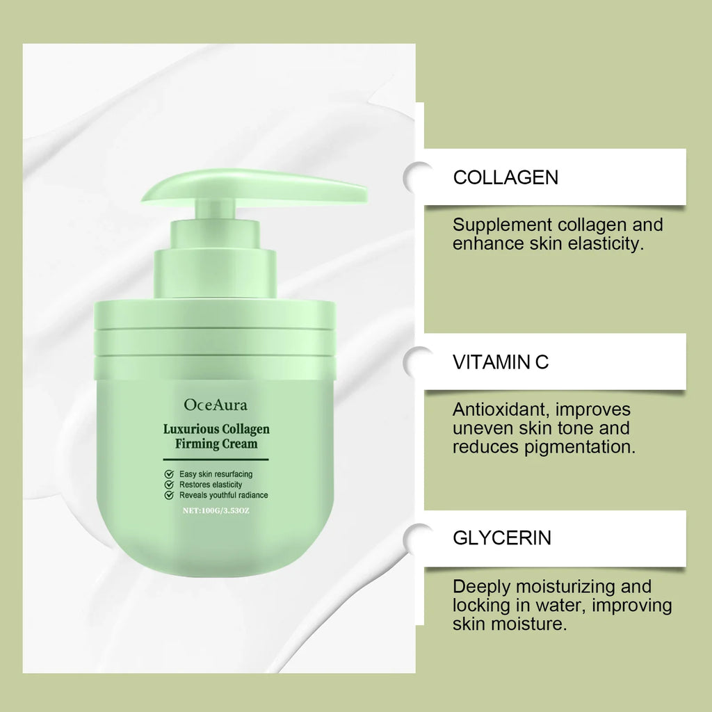 OceAura Collagen Firming Body Cream – Lifting & Tightening