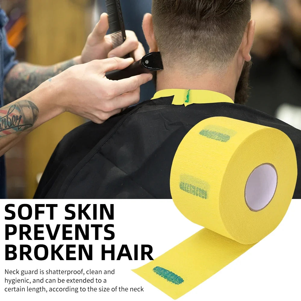 Disposable Neck Strip Paper for Salon & Barber – 5 Rolls