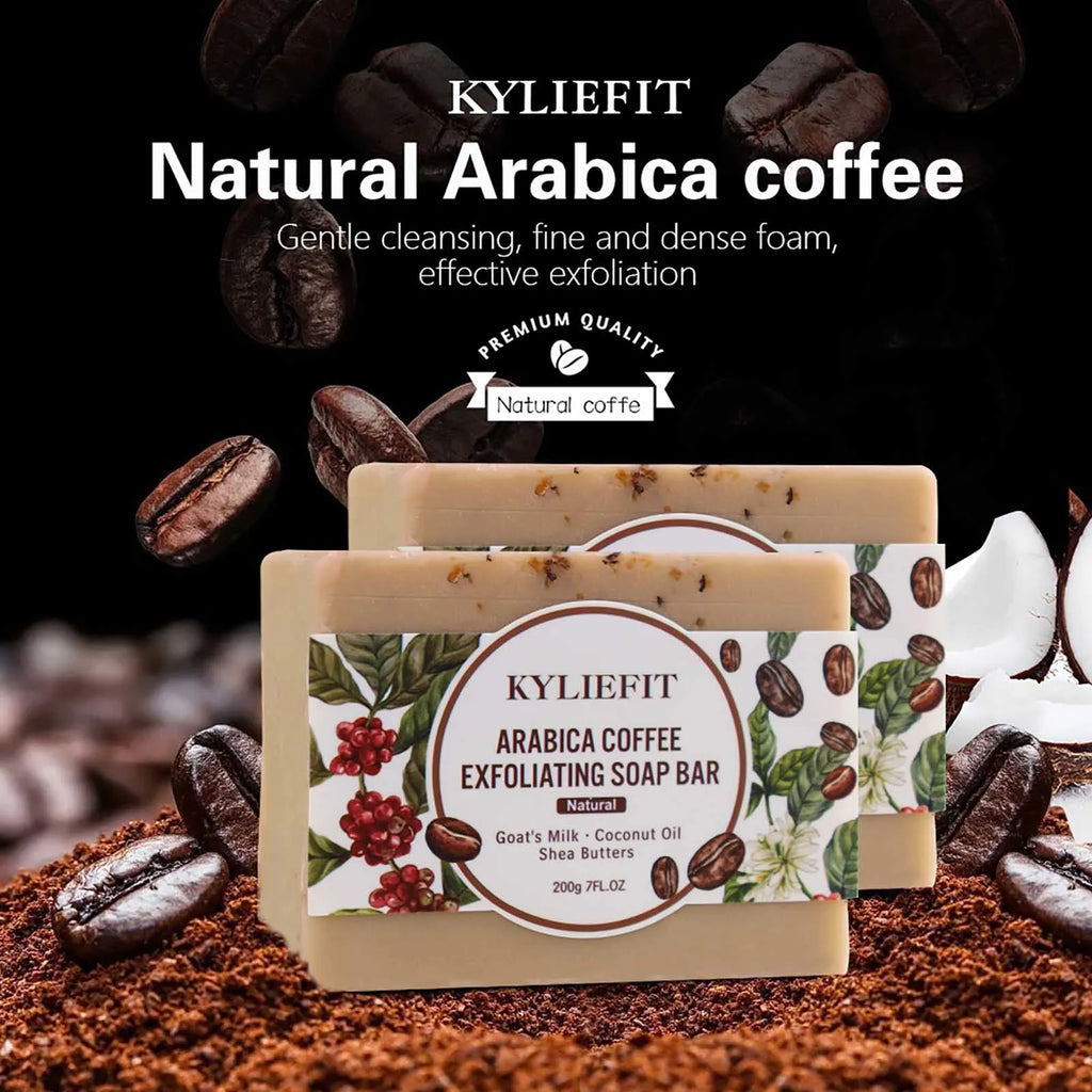 AILKE Arabica Coffee Exfoliating Soap | Coconut Oil & Shea Butter