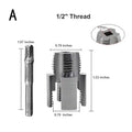 PVC Pipe Threader Kit – Internal & External Thread, Drill-Powered