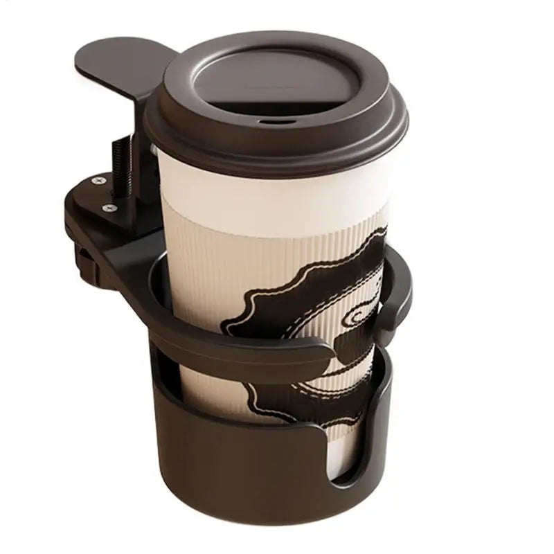 Desk Cup Holder Clamp Adjustable Anti-spill Coffee 360 Degree
