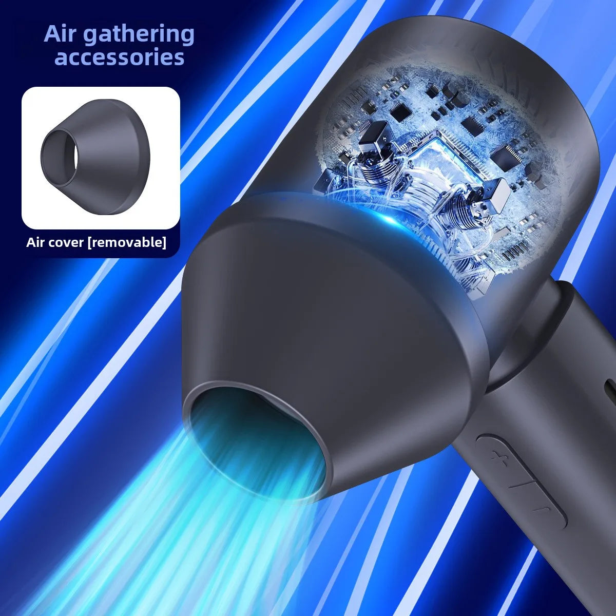 URGGU Bladeless Turbo Fan – USB Rechargeable Handheld & Desktop