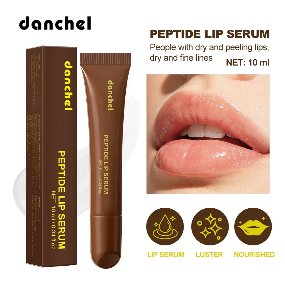 Caramel Banana Lip Gloss & Balm – Hydrating Peptide Lip Glaze