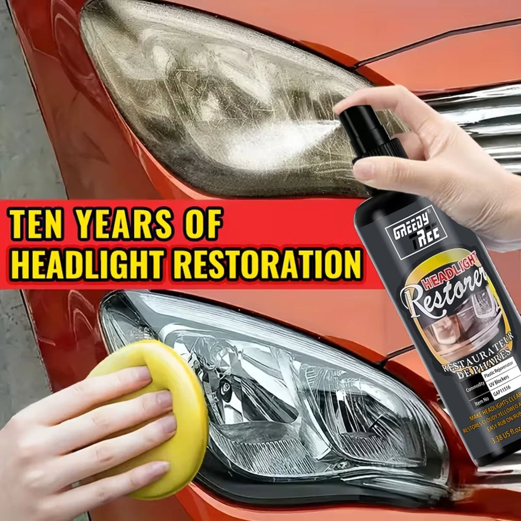Car Headlight Restoration Kit – Clear Cloudy & Yellowed Lenses