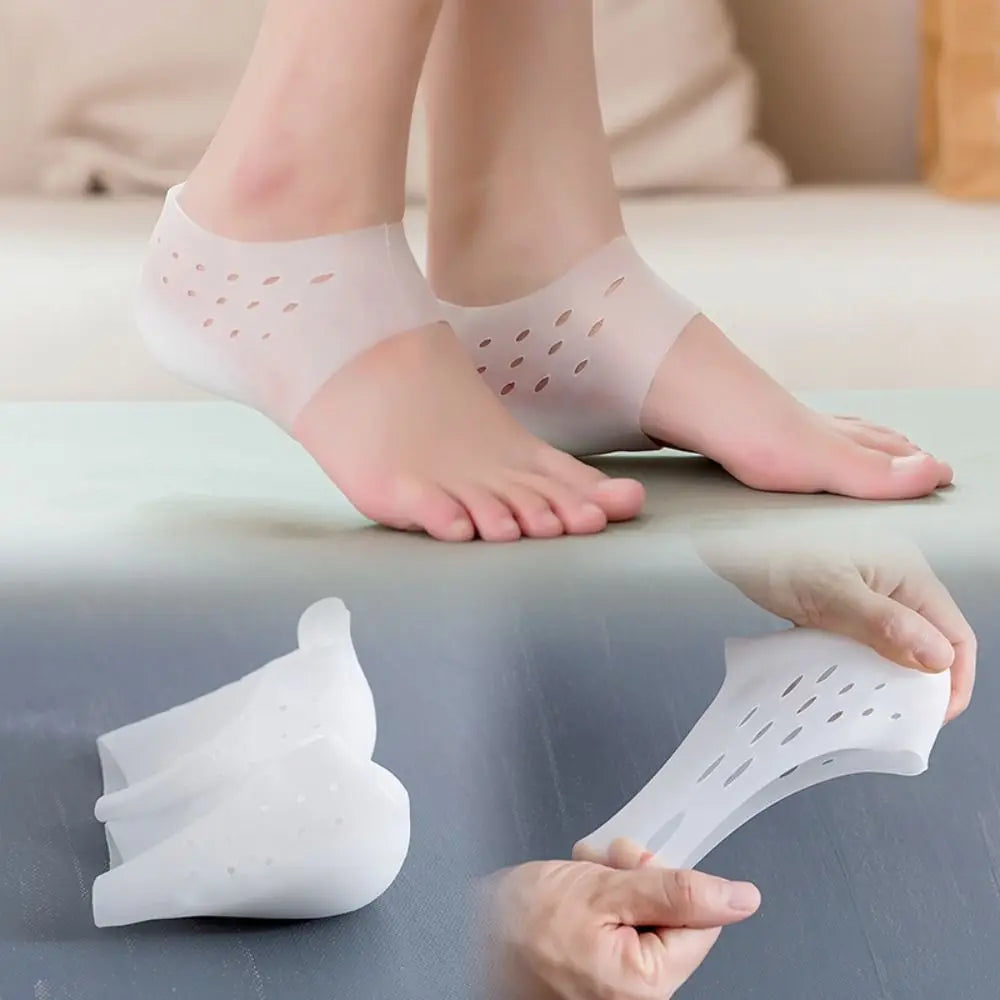 Silicone Invisible Heel Lift Insoles – 2–4cm Height Boost Unisex