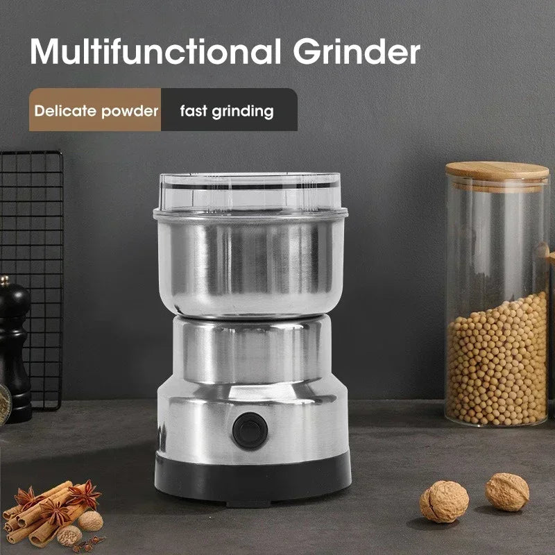 Electric Coffee & Spice Grinder 200W 400ML | One-Touch Blade