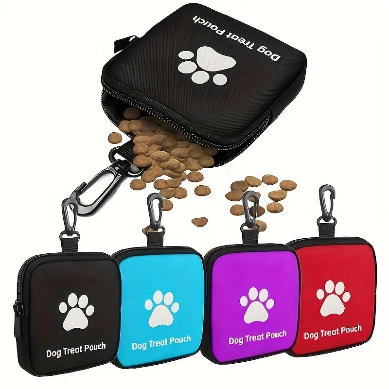 Dog Training Treat Bag – Portable Zippered Spill-Proof Pouch