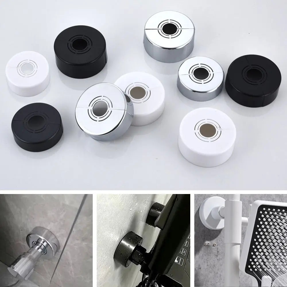 Water Pipe Connector Adjustable Wall Covers Shower Faucet Decorative