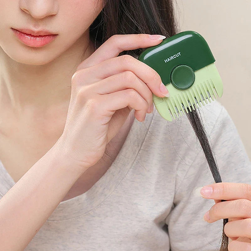 2-in-1 Hair Trimmer Comb – Split Ends Cutter for All Hair