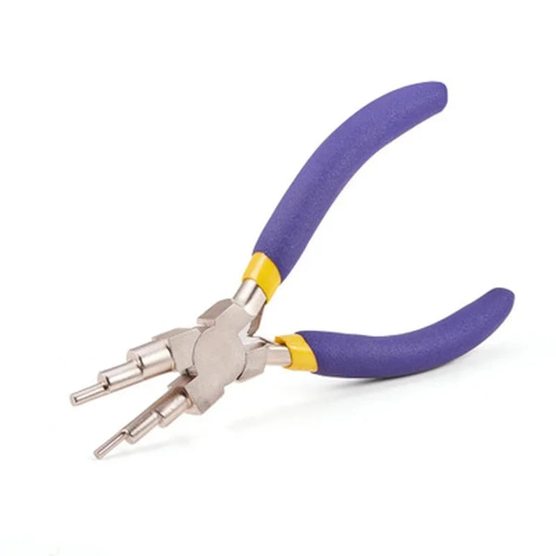 6-in-1 Bail Making Pliers | Carbon Steel Jewelry Round Nose Tool