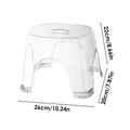 Clear Shower Foot Stool Non-slip Waterproof Transparent Bathroom