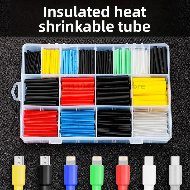 Heat Shrink Tubing Kit – Wire Insulation Sleeves for Auto & DIY