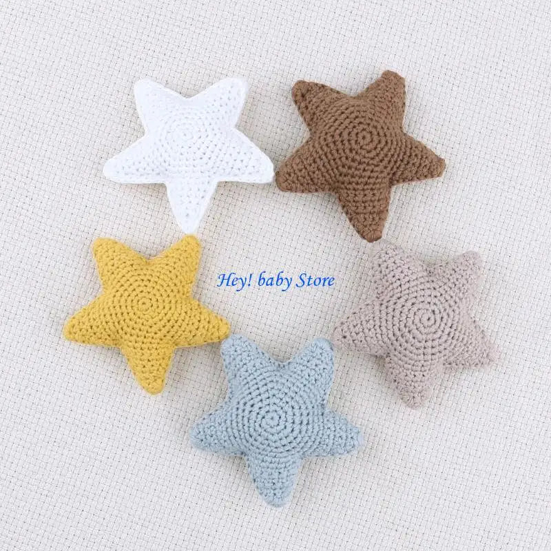 Crochet Star Pacifier Clip Teething Toy | Baby DIY Bead Gift