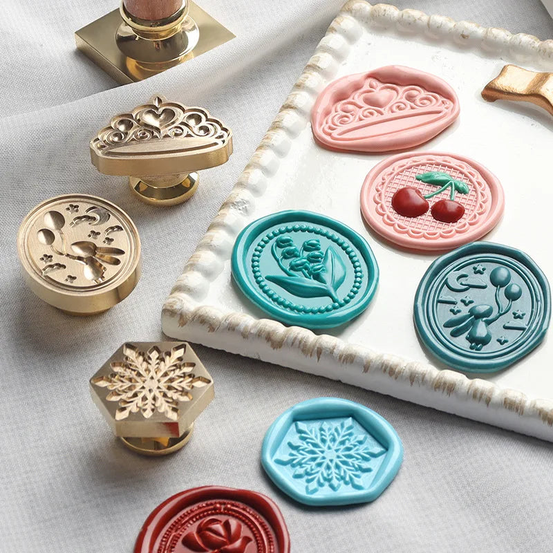 Retro Wax Seal Stamp Alloy Handle – Wedding & Scrapbook