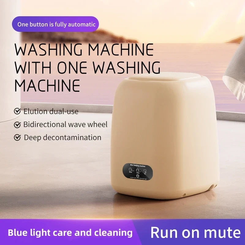 BALASHOV Portable Mini Washing Machine with Spin Dryer