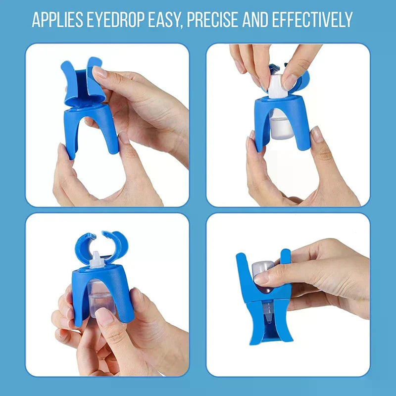 Eye Drops Applicator Holder – Easy Dispenser Aid Tool
