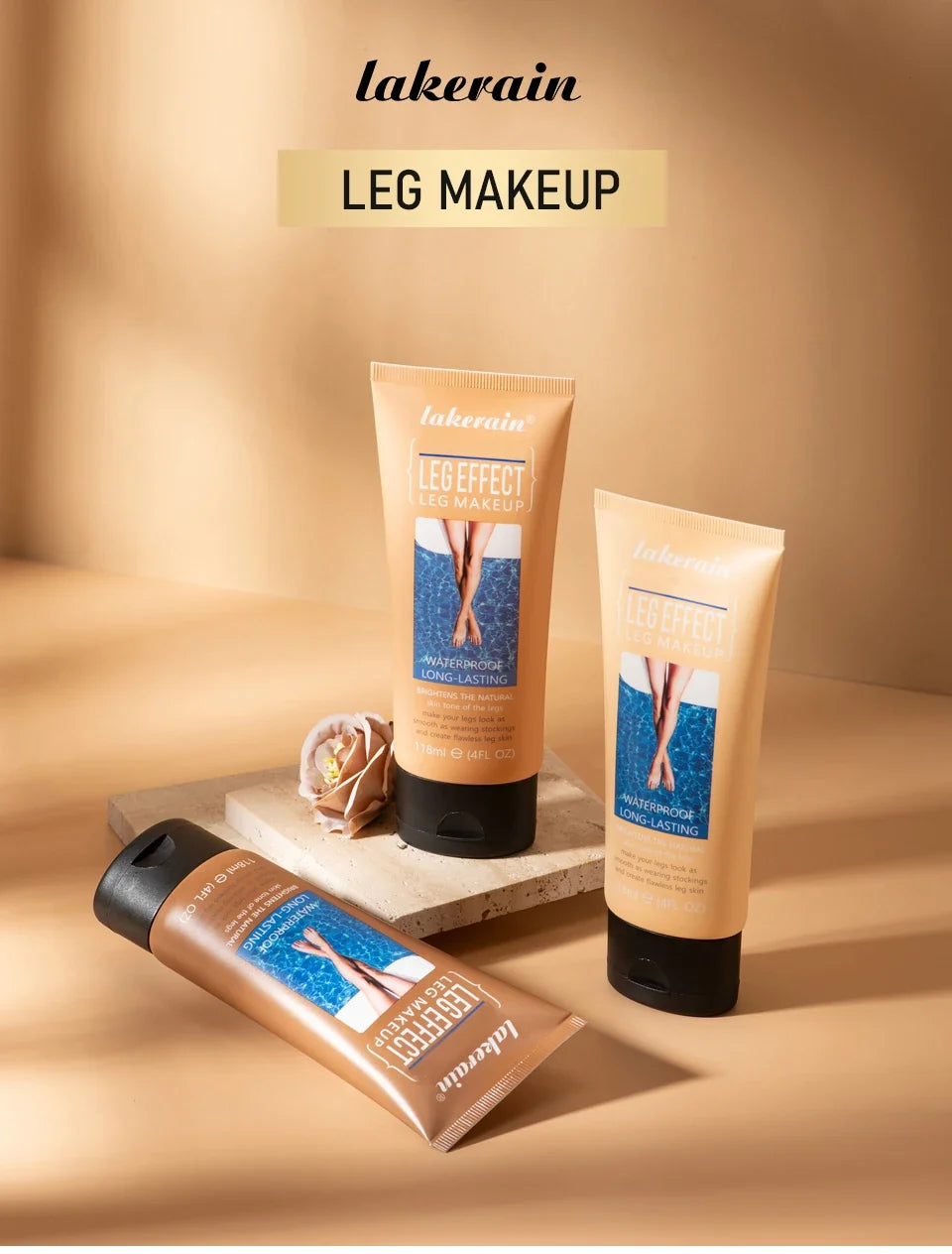 Bronze Body Tanning Cream | Waterproof Leg Makeup Foundation