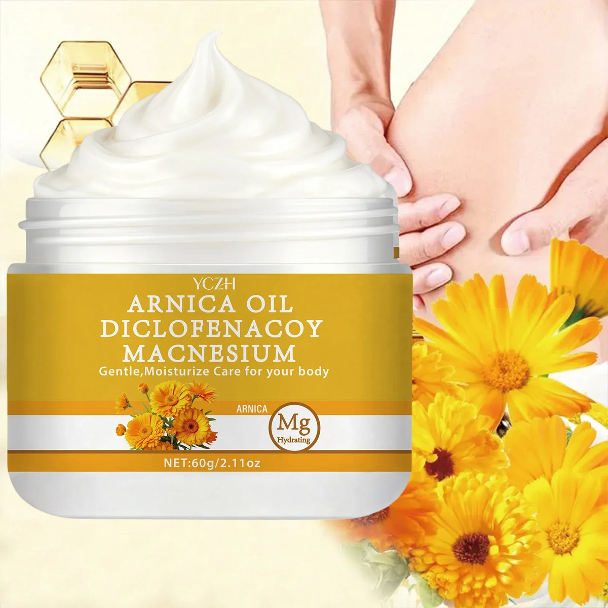 Firming Body Cream – Retinol, Hyaluronic Acid & Ginger | YCHZ