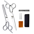 Professional Barber Scissors & Thinning Shears Kit | Stainless Steel