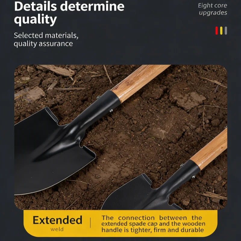 Manganese Steel Garden Trowel & Digging Shovel – 36 & 50.5 cm