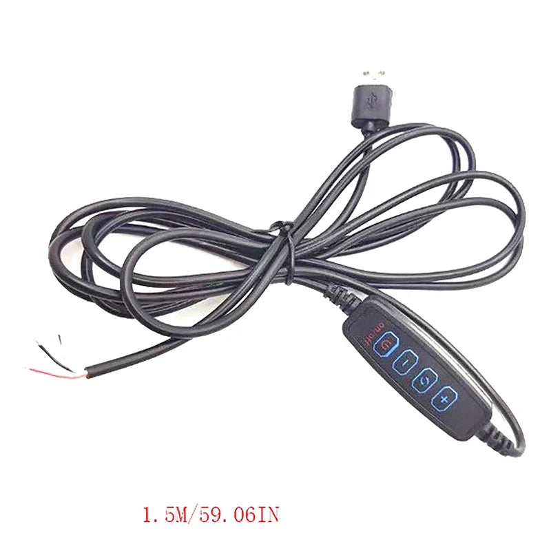 2-Channel 5V LED Dimmer Controller 4-Key Remote | CCT Bicolor Strip
