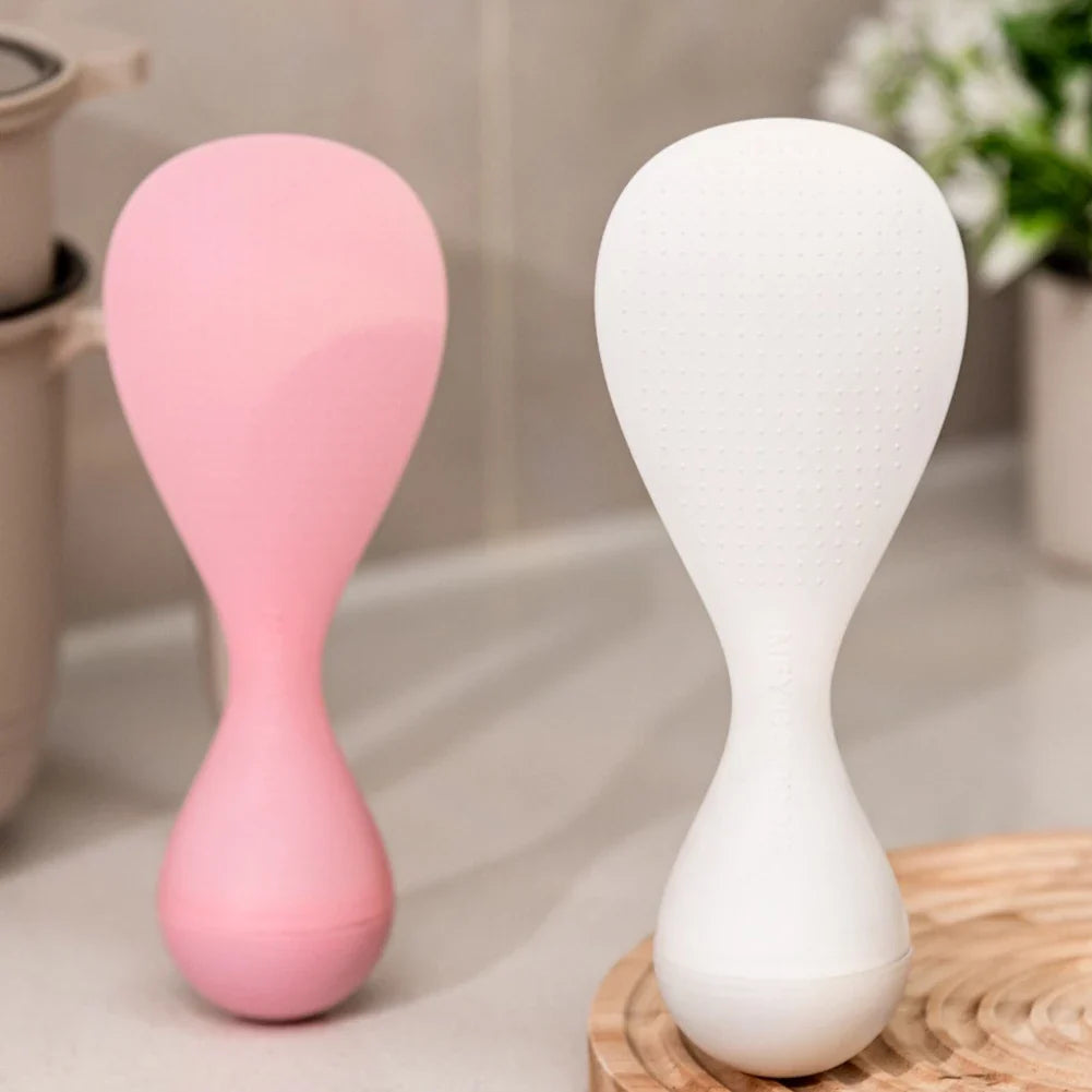 Non-Stick Self-Standing Rice Spoon | Food-Grade PP Serving Spoon