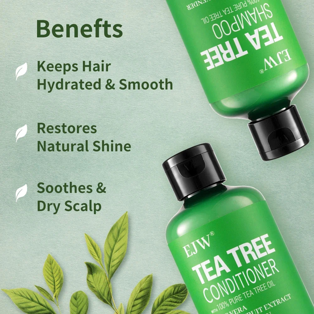 Tea Tree Oil Shampoo & Conditioner Set – Clarifying Scalp
