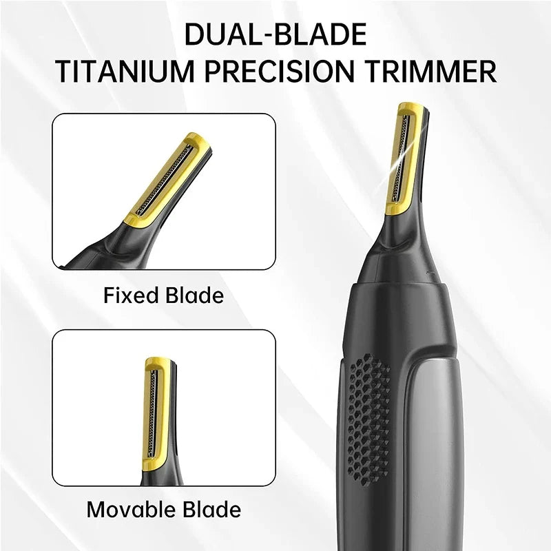 Electric Nose, Ear & Eyebrow Trimmer – Waterproof Precision