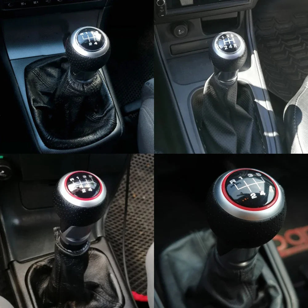 12mm Gear Shift Knob for Audi A4 A6 VW Golf Passat 5/6 Speed