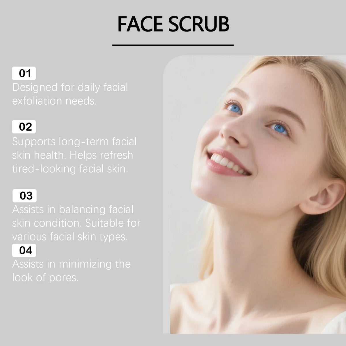 OceAura Strawberry Facial Scrub | Exfoliate, Brighten & Clear Pores