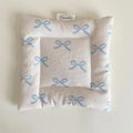 Korean Bow Cotton Coaster – Double-Sided Fabric Mat & Key Tray