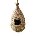 Handwoven Straw Bird Nest – Hanging Parrot Birdhouse Shelter