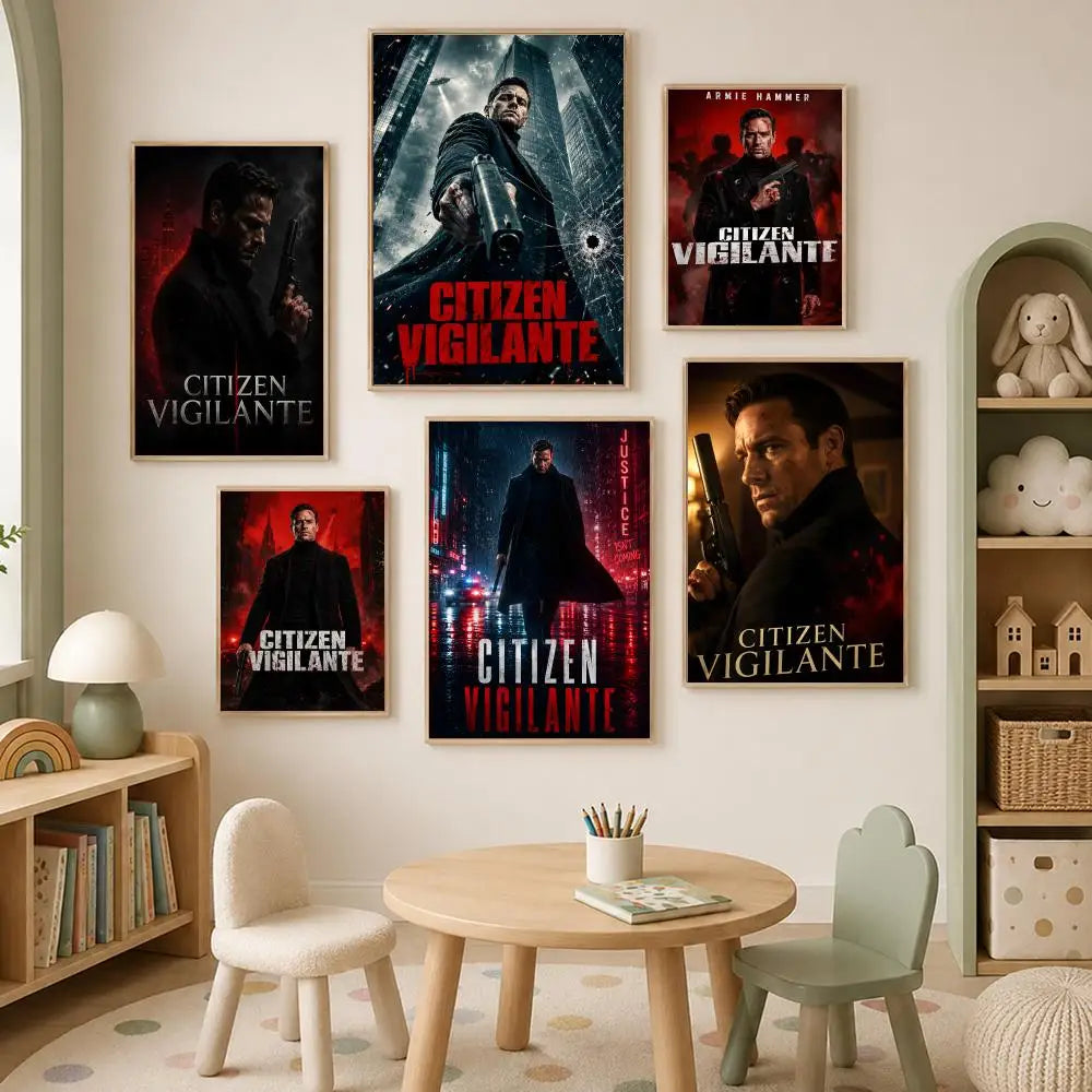 Citizen Vigilante Movie Poster – Self-Stick HD PVC Wall Art