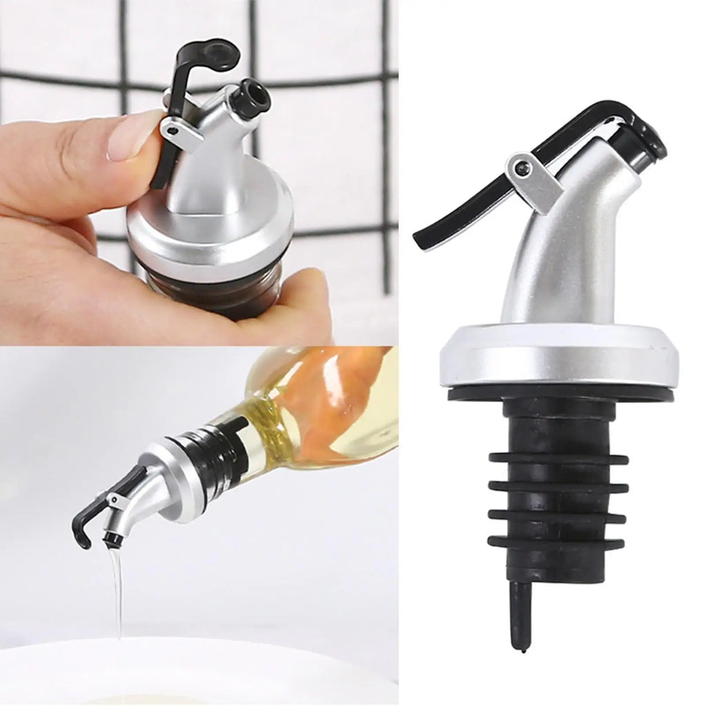 Leak-Proof Oil Bottle Pourer Spout – Olive Oil & Liquor