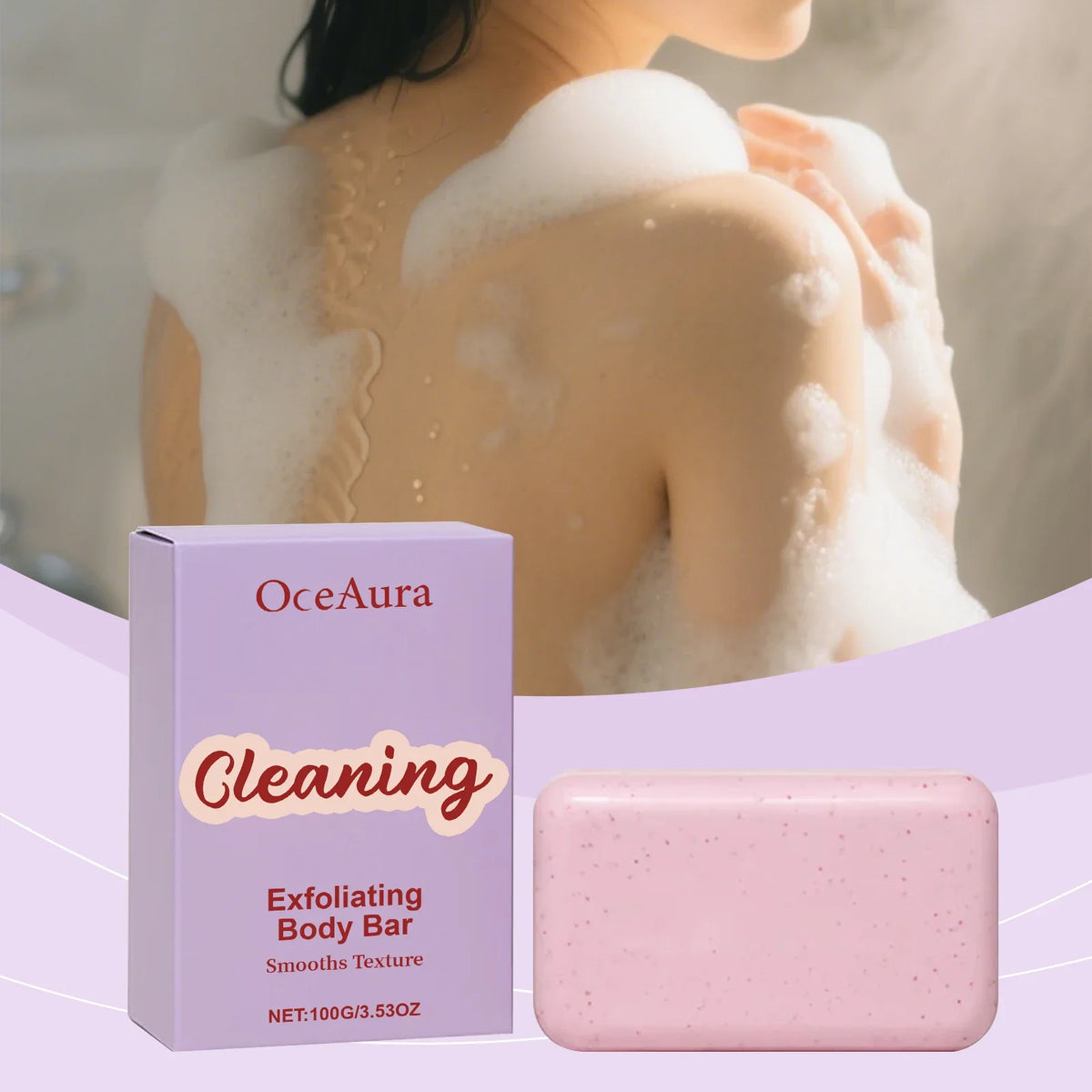 OceAura Honey Body Soap – Exfoliating & Moisturizing Bar 100g