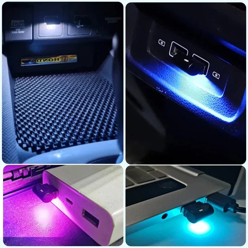 Mini USB LED Car Light Auto Interior Atmosphere Emergency Lighting