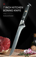 67-Layer Damascus Boning & Cleaver Knife Set – 7" & 5.5"
