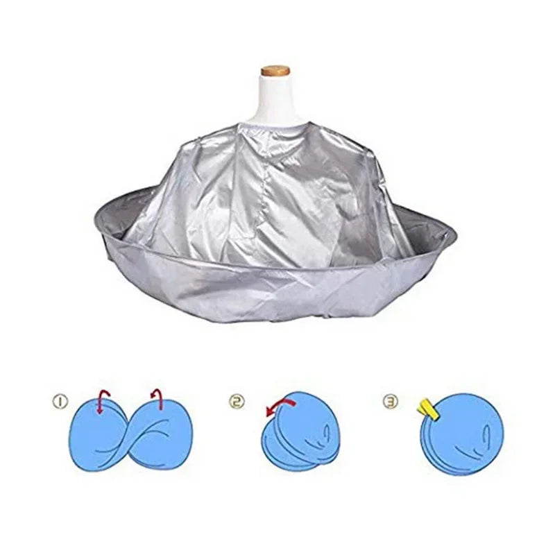 Hair Cutting Umbrella Cape – DIY Salon Barber Cloak Gown