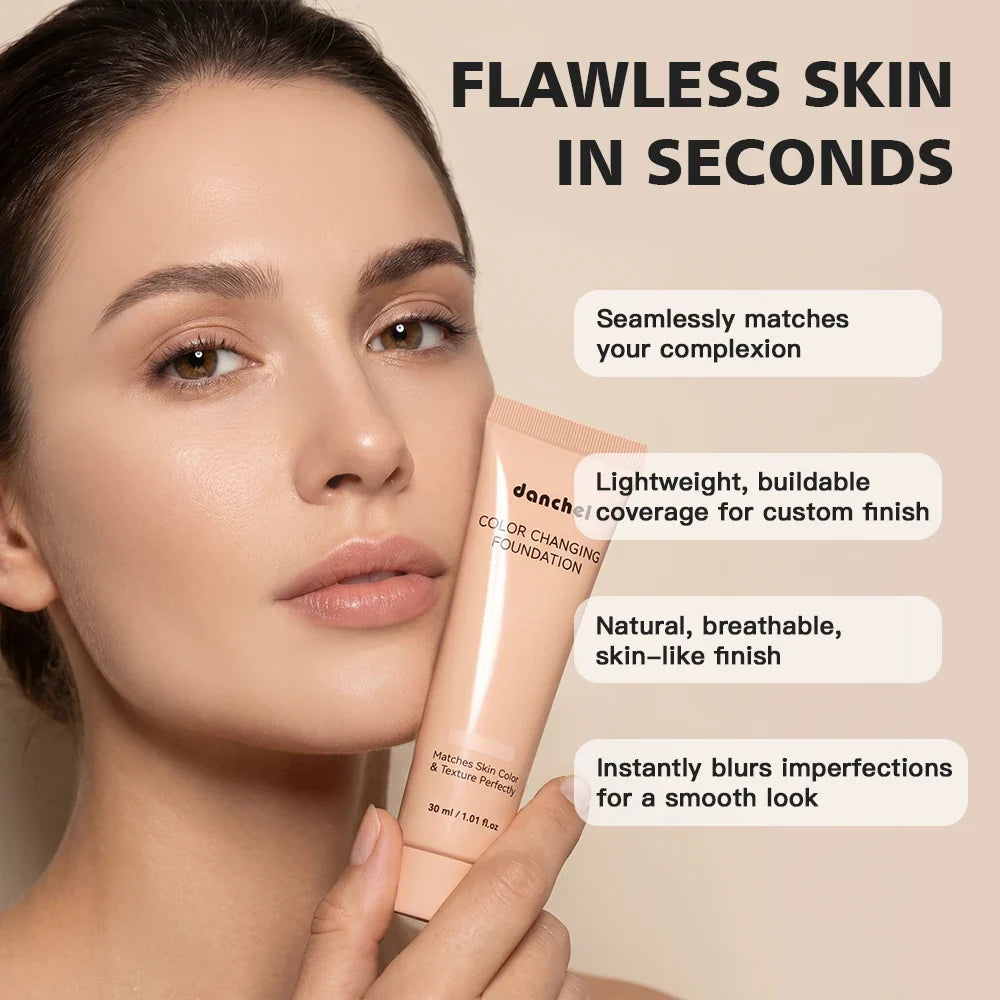 Color Changing Liquid Foundation – Hydrating & Buildable Coverage
