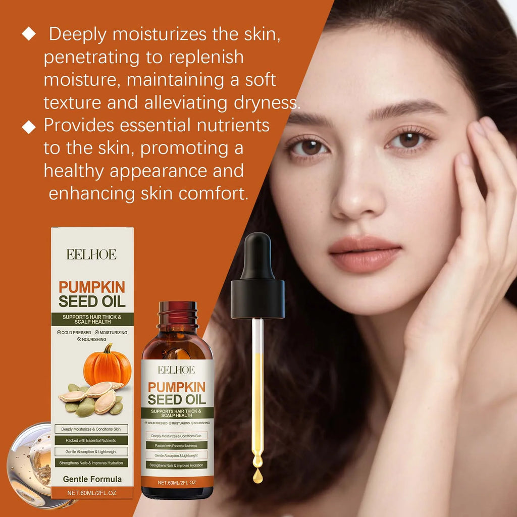 EELHOE Pumpkin Seed & Castor Oil | Hair, Scalp, Nail & Skin 60ml