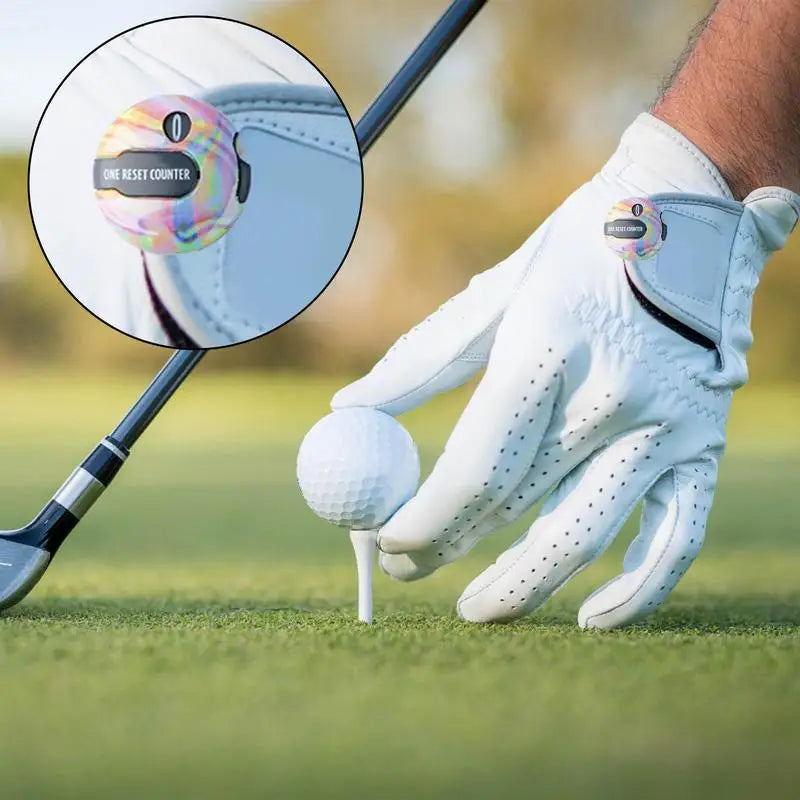 Golf Score Counter Portable Clicker Keeper Touch Reset Clip
