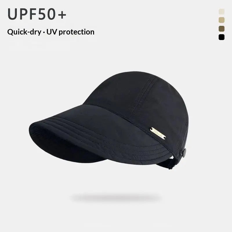 Women's Wide Brim Fisherman Hat – UV Blocking Summer Sun Hat