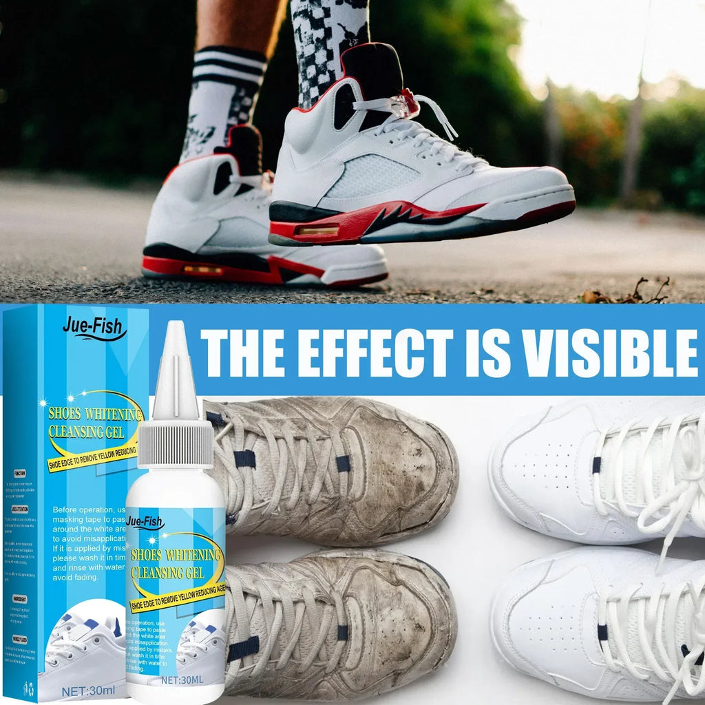 Jue-Fish White Shoe Cleaning Gel | Sneaker Stain & Yellow Remover