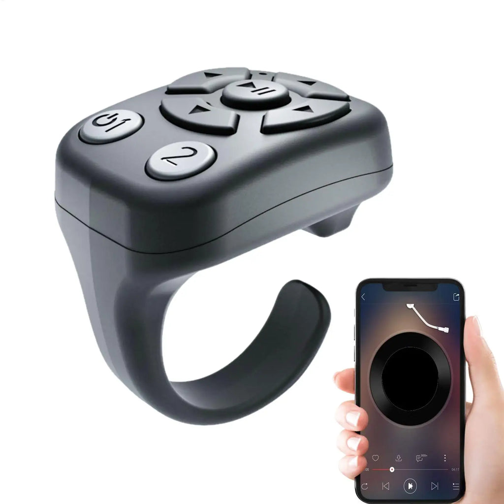 Bluetooth Scrolling Ring – Wireless Selfie & Presentation Clicker