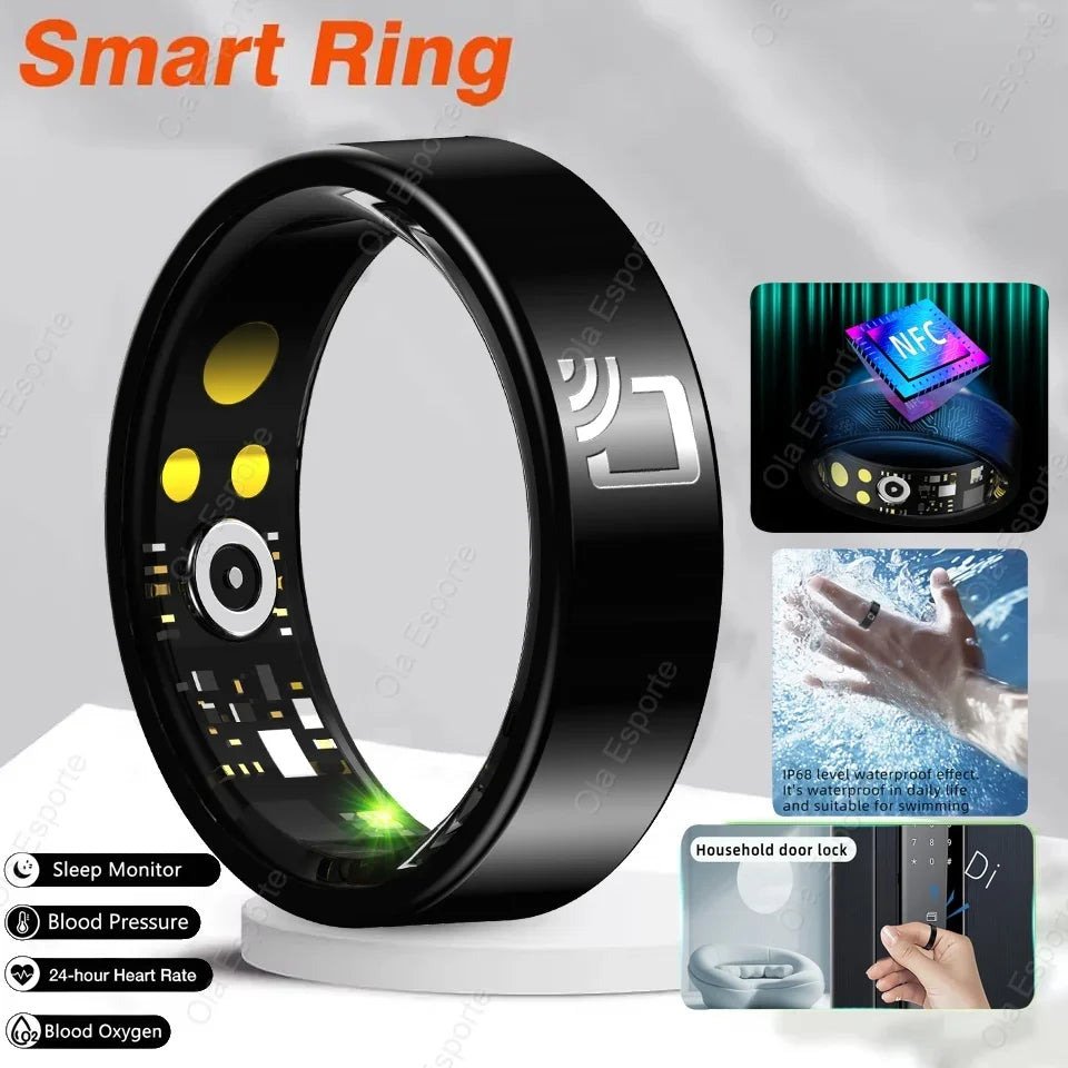 Smart Ring 2025 – Heart Rate, Blood Oxygen & Sleep Tracker