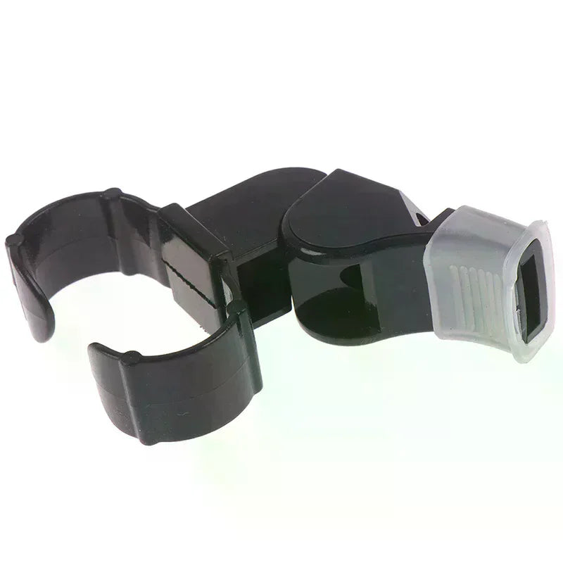 Black Plastic Pealess Finger Grip Sports Skate Football Referee Mouth