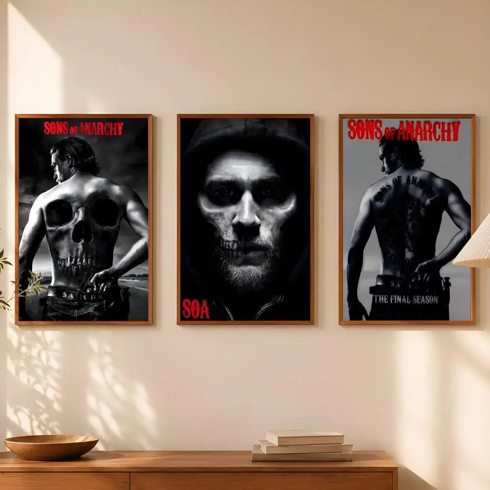 Sons of Anarchy Self-Stick HD PVC Wall Poster – Waterproof