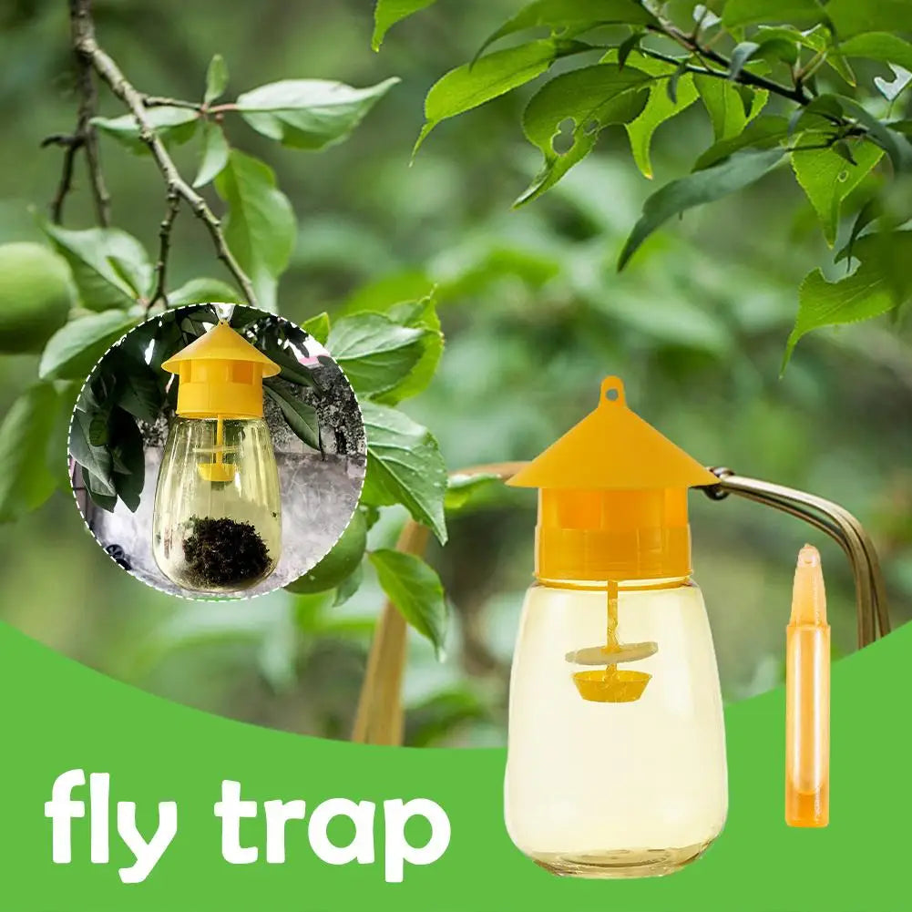 Fruit Fly Trap with Attractant – Orchard & Garden Insect Catcher